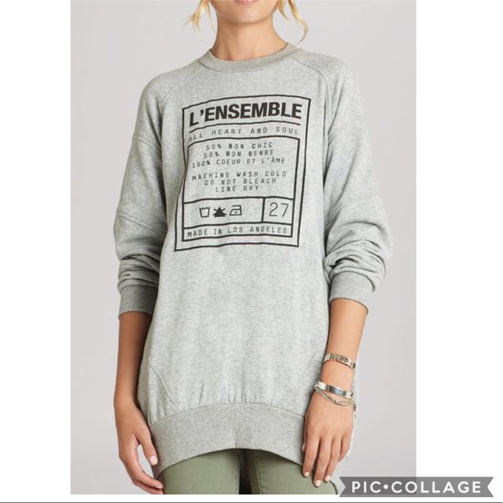 BCBGeneration Oversize Graphic Sweatshirt